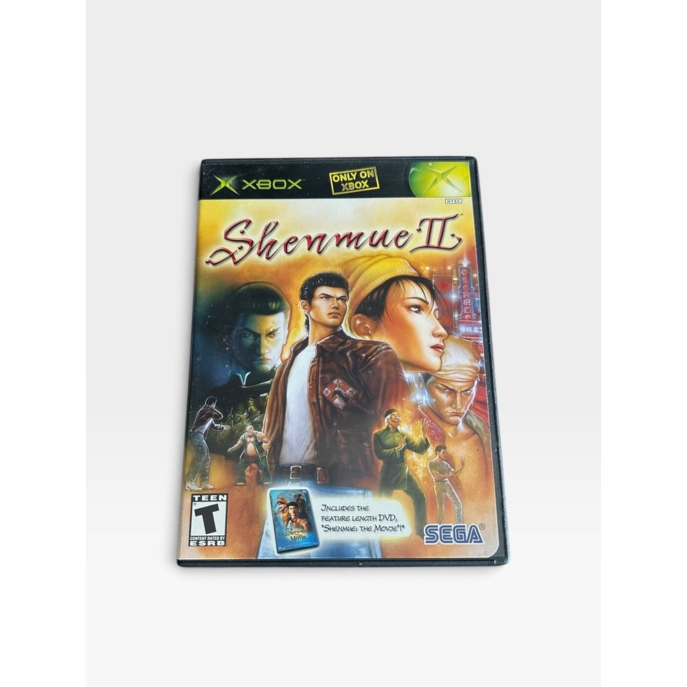 Shenmue II Microsoft Xbox Original Game with Shenmue, PreOwned, CIB, TESTED